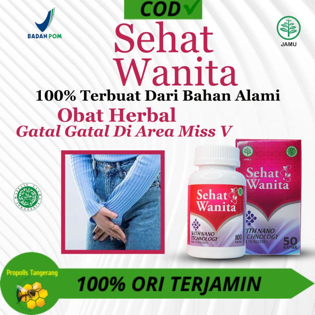Walatra Sehat Wanita 50 & 100 Kapsul - Obat Gatal Gatal Pada Area Miss V,Infeksi Pada Miss V