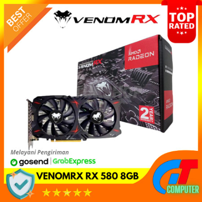 RB22 VURRION BLAZE RADEON RX580 8GB RX 580 8G RX-580 8GB AMD RADEON