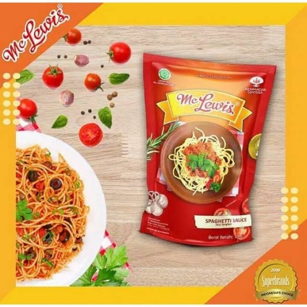 

Sauce Saus Saos Spaghetti Spageti Spagetti - Mc Lewis bolognese 310 gr
