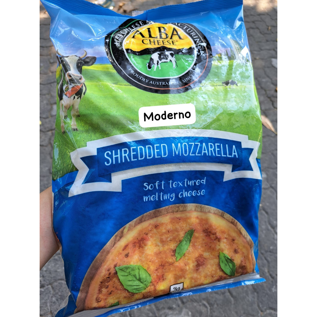 

Alba Shredded Mozzarella 2 kg - Keju mozarela parut 2 Kg