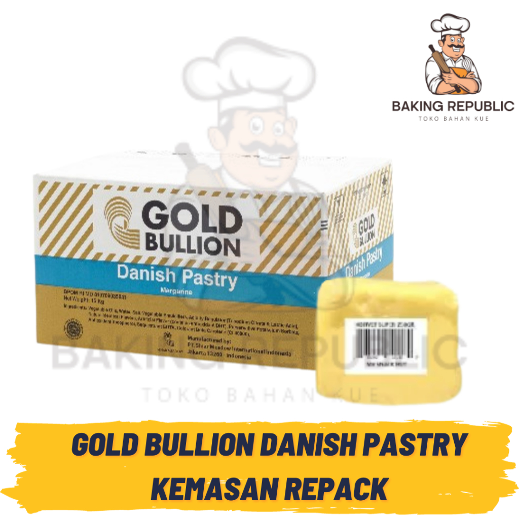 

GOLD BULLION DANISH PASTRY MARGARINE BUTTER | KEMASAN REPACK