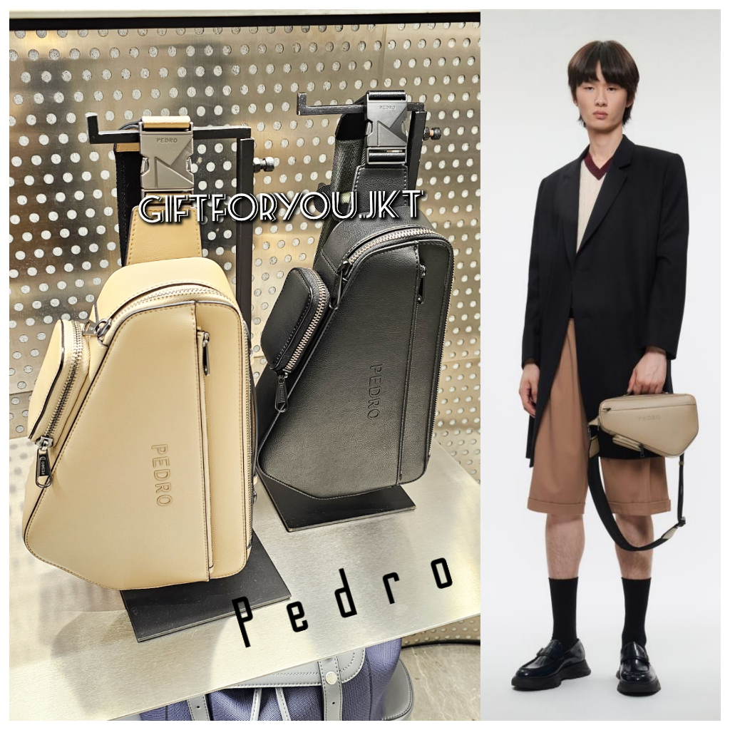 Tas Pria Pedro Original Taper Sling Pouch Tas Selempang Cowok Laki Laki