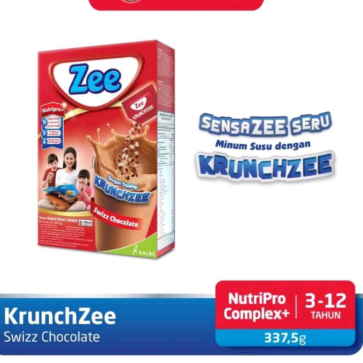 Zee Krunchzee / Zee Nutripro Complex Susu peninggi Badan Anak