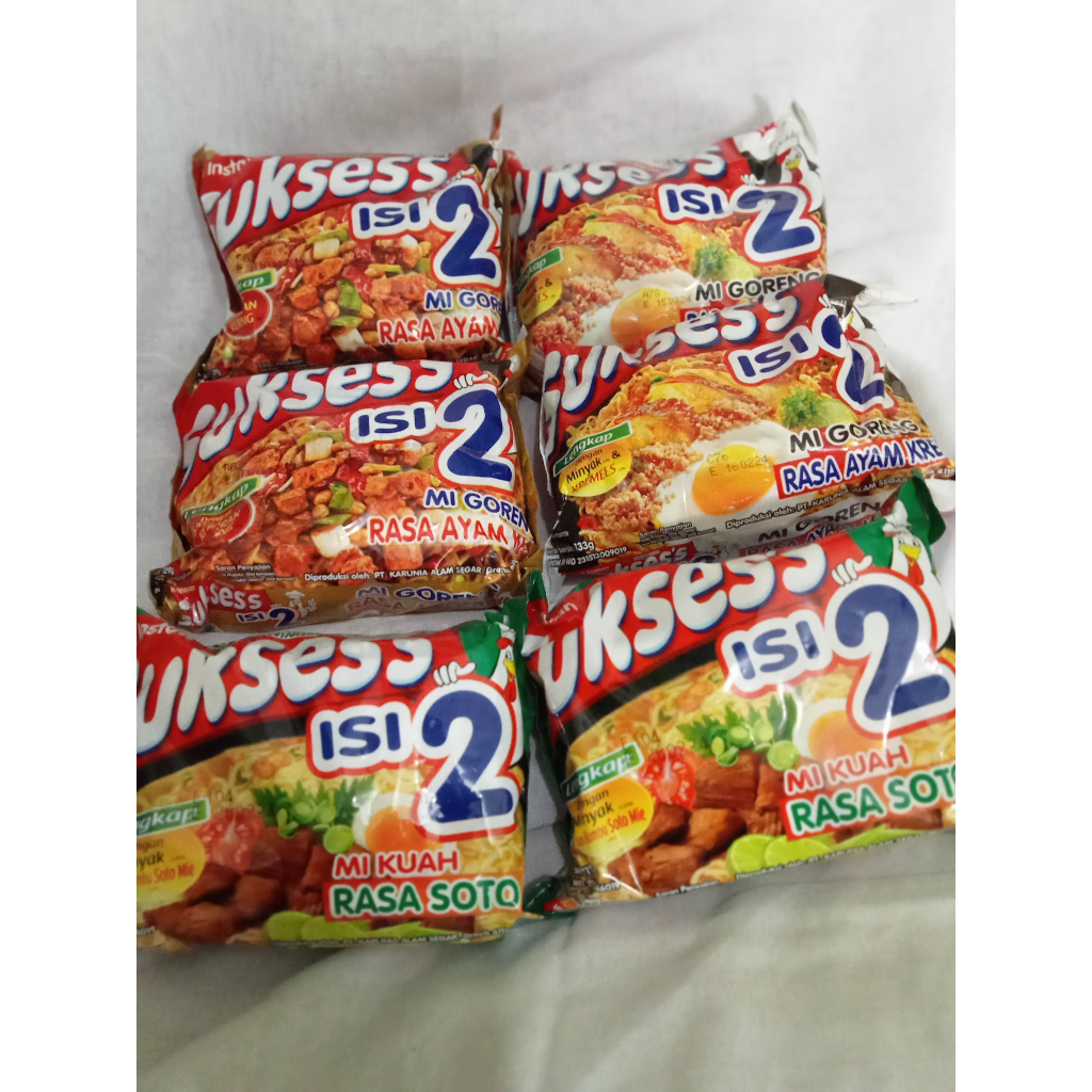 Mie Sukses isi 2 Kuah & Goreng