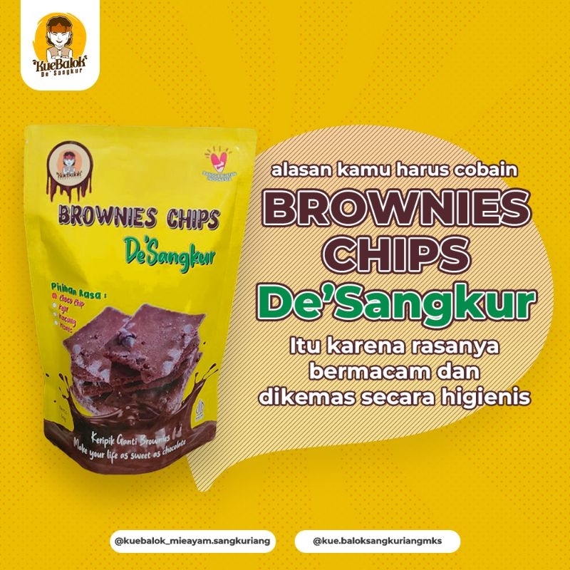 

KERIPIK BROWNIES. BROWNIES CHIPS. KERIPIK GANTINYA BROWNIES. KERIPIK BROWNIES TERENAK