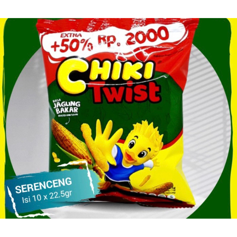 

Chiki twist 1 renceng isi 10 pcs