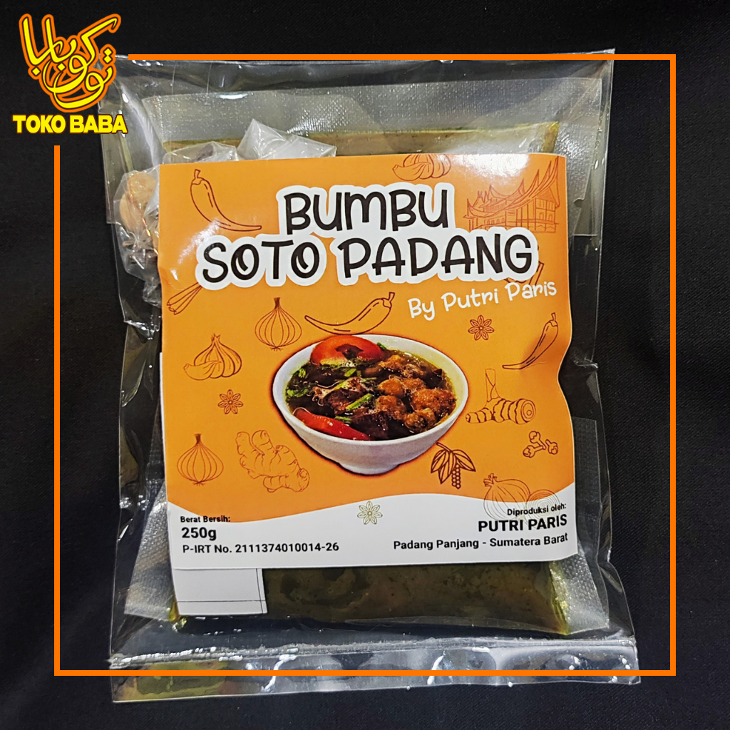 

Bumbu Soto Padang Instan Putri Paris untuk 1/2kg Daging