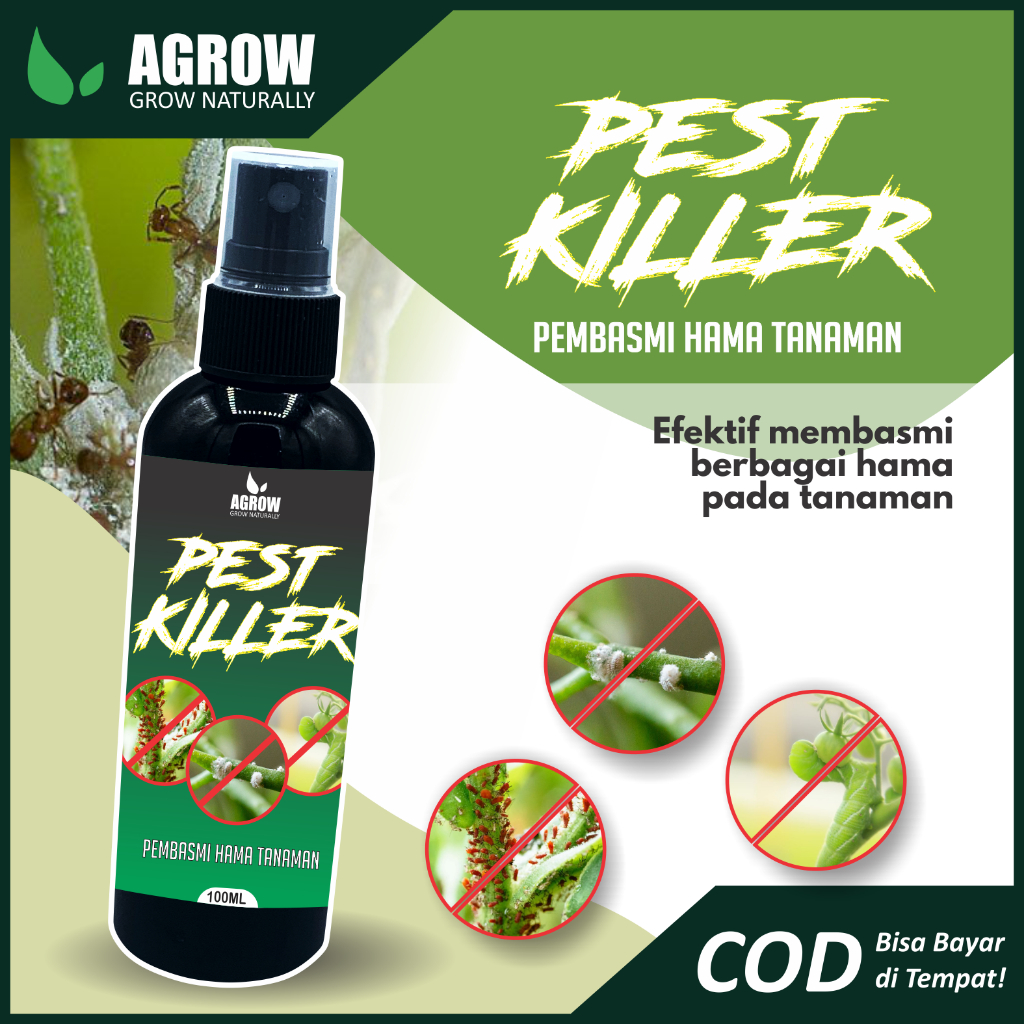 Insektisida Pembasmi Hama Tanaman Siap Pakai Fungisida Tanaman Hias Pencegah Kutu Putih, Ulat, Semut