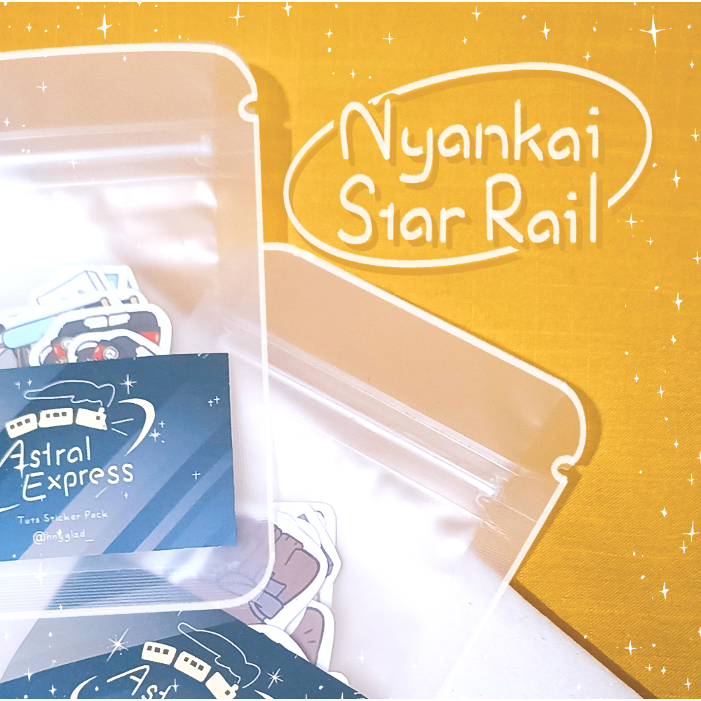 

(Male character) NYANKAI STAR RAIL Sticker Pack Kucing Lucu Honkai Star Rail (min.5 pcs)