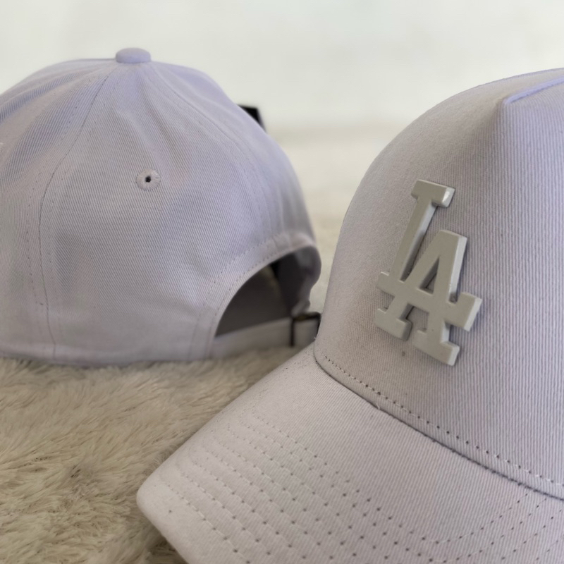 TOPI LA PUTIH LOGO PUTIH BESI ORIGINAL PREMIUM