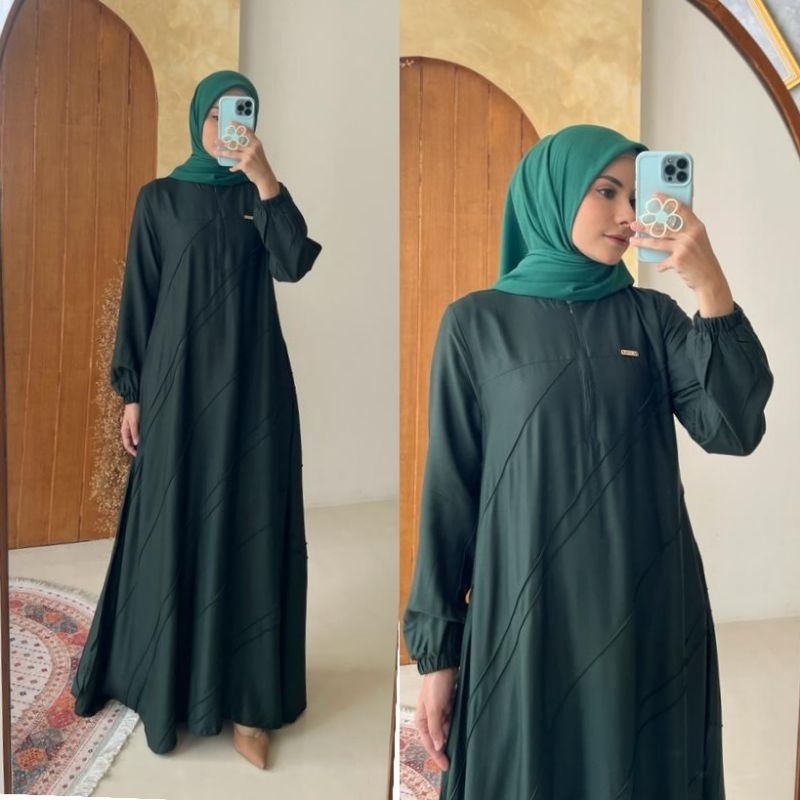 GAMIS RAYON TWILL PREMIUM  MODEL  SANDRINA DRESS RFILLY