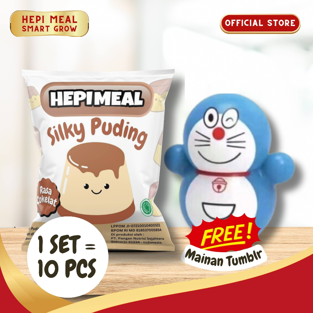 

1 SET 10 Pcs Hepimeal Pudding Silky GRATIS MAINAN ANAK