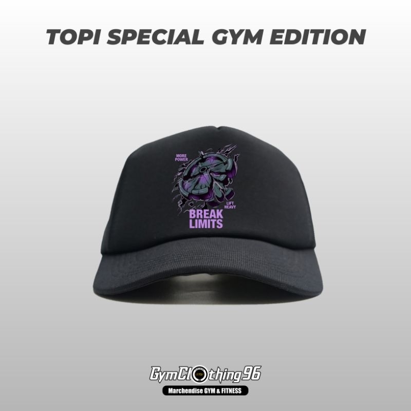 Topi Design Gym One More Topi Pria Wanita Kekinian