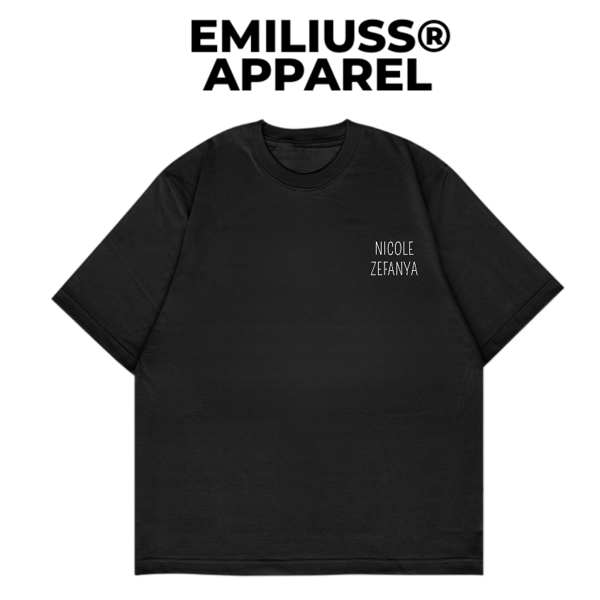Emiliuss Apparel | T-Shirt Niki Zefanya - Black