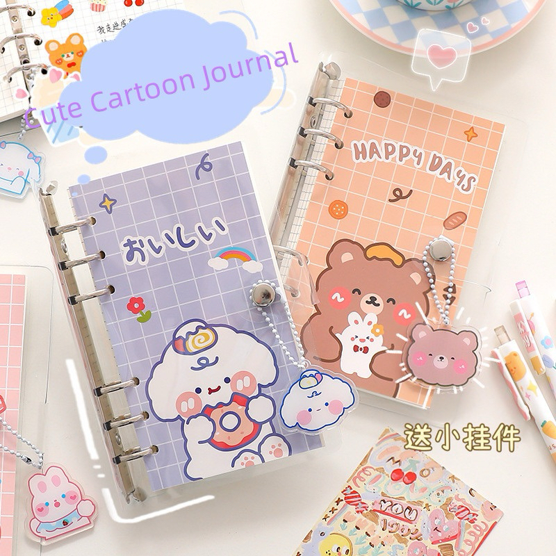 Buku Binder Buku Jurnal Aesthetic Lucu Motif Modern