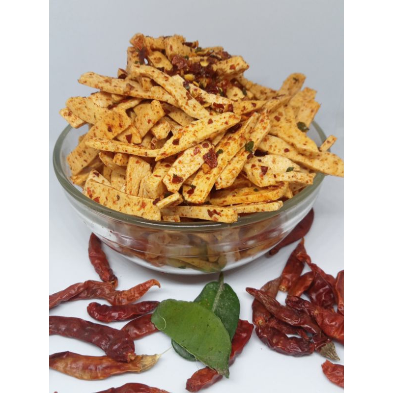 

Basreng pedas daun jeruk 500gr
