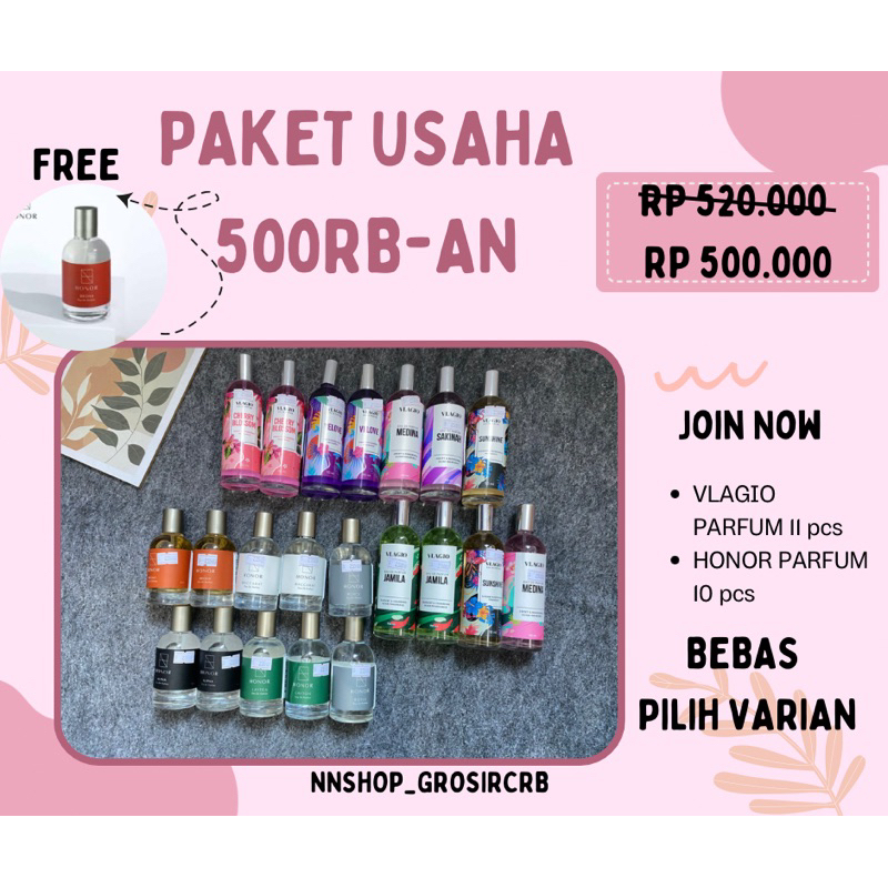 PAKET USAHA KOSMETIK PARFUME | PAKETAN USAHA PARFUM