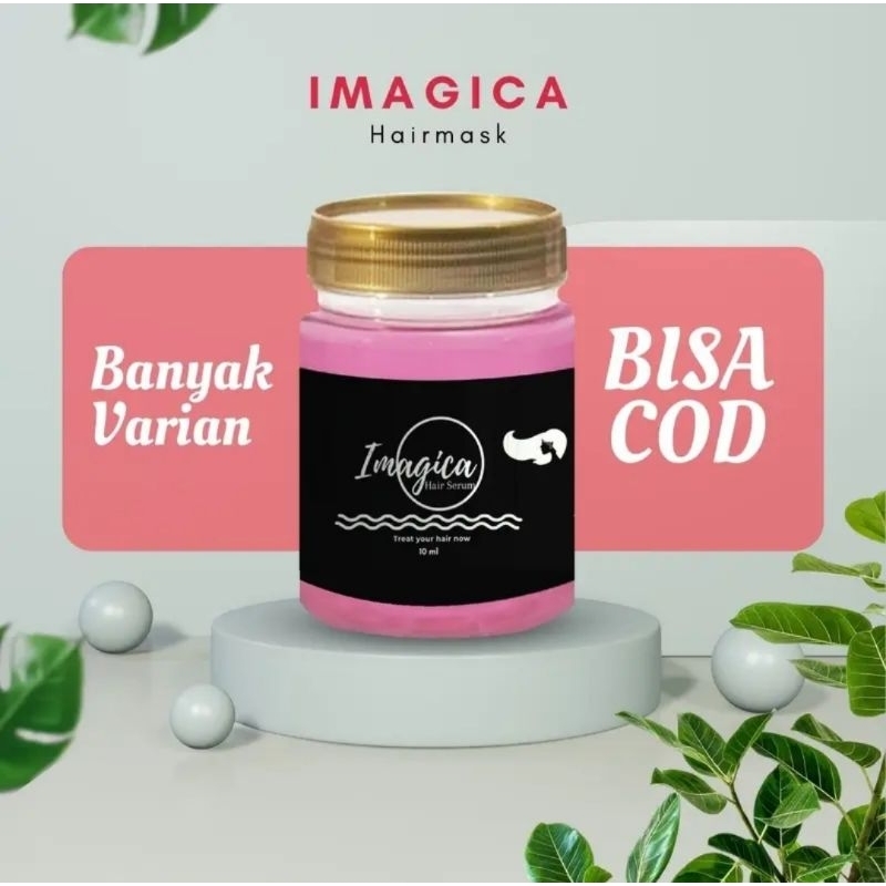 IMAGICA Hair Mask Perawatan Untuk Rambut Rontok Bercabang Dan Pelurus Rambut