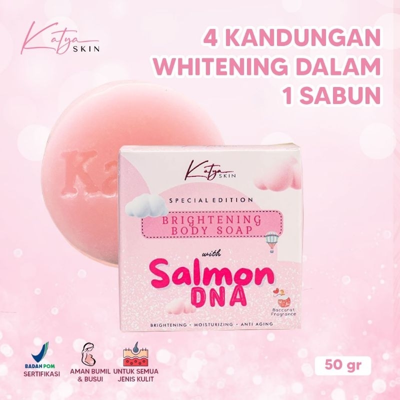Sabun Pemutih Badan BPOM DNA Salmon Katya Skin