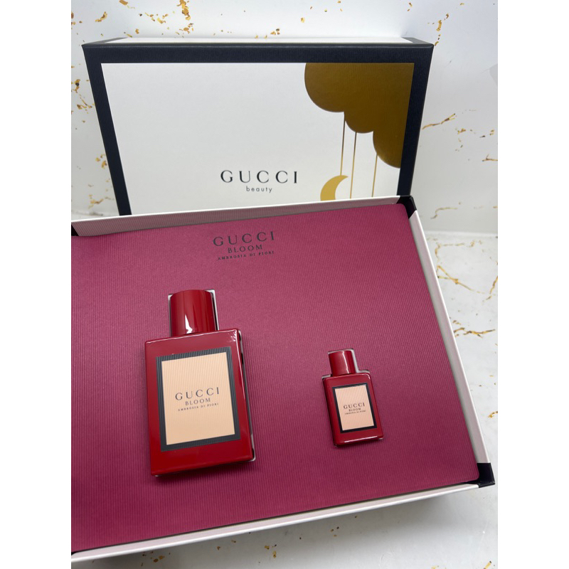 Giftset Gucci Bloom Ambrosia Di Fiori edp 50ml+mini 5ml