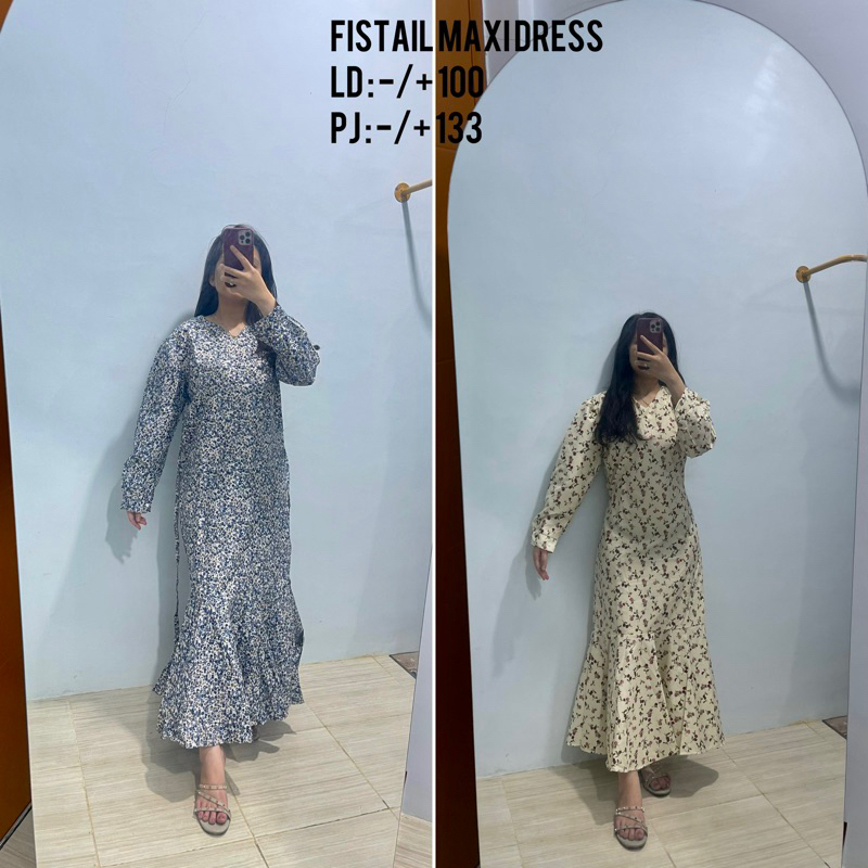 AIMEI FISTAIL MAXI DRESS