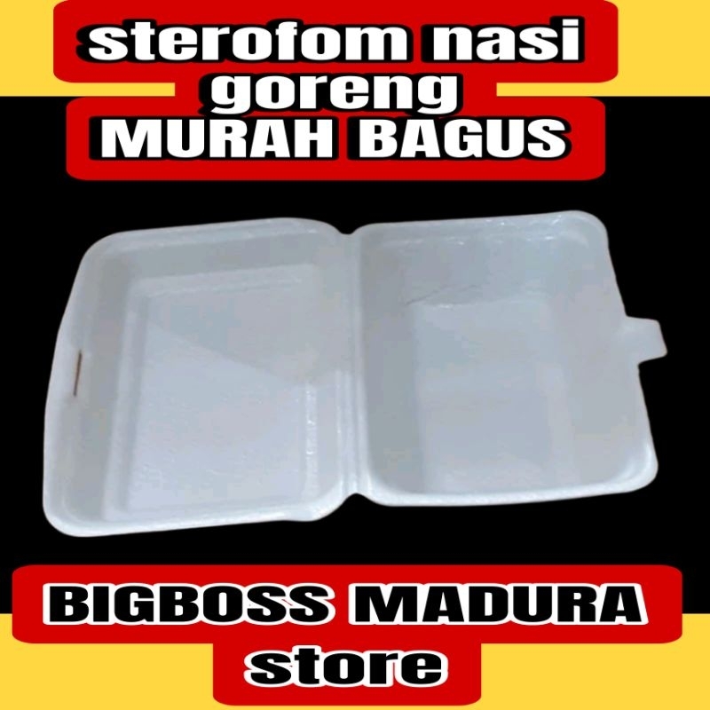 

sterofom kotak nasi goreng 1 ball isi 100 DIJAMIN MURAH