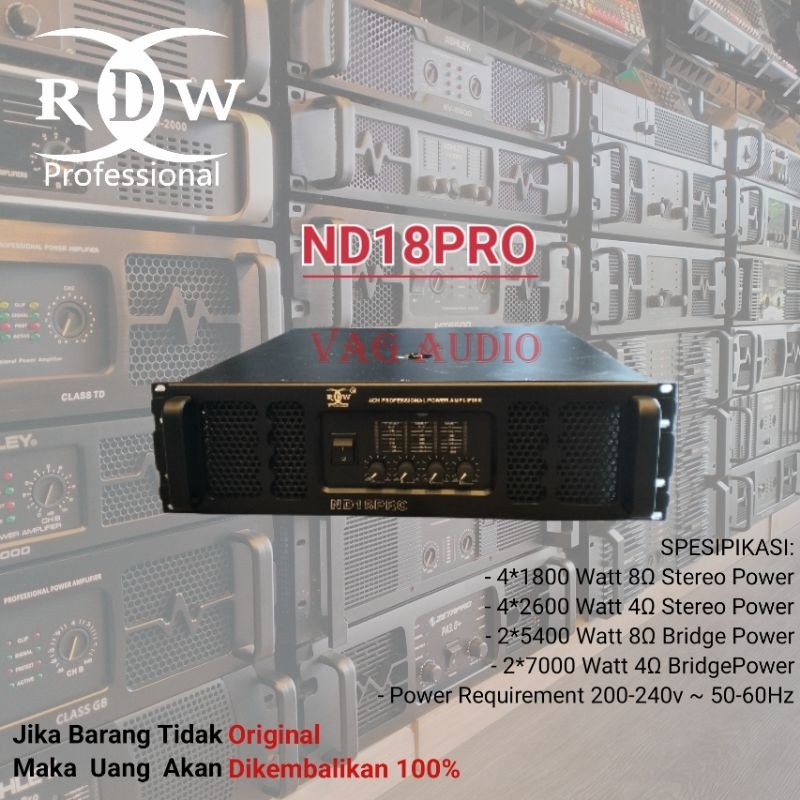 POWER RDW ND18PRO/ ND18PRO²