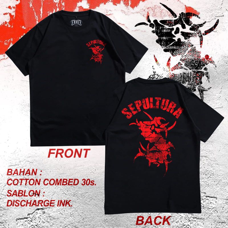 KAOS SEPULTURA JOGJAKARTA | KAOS BAND SEPULTURA