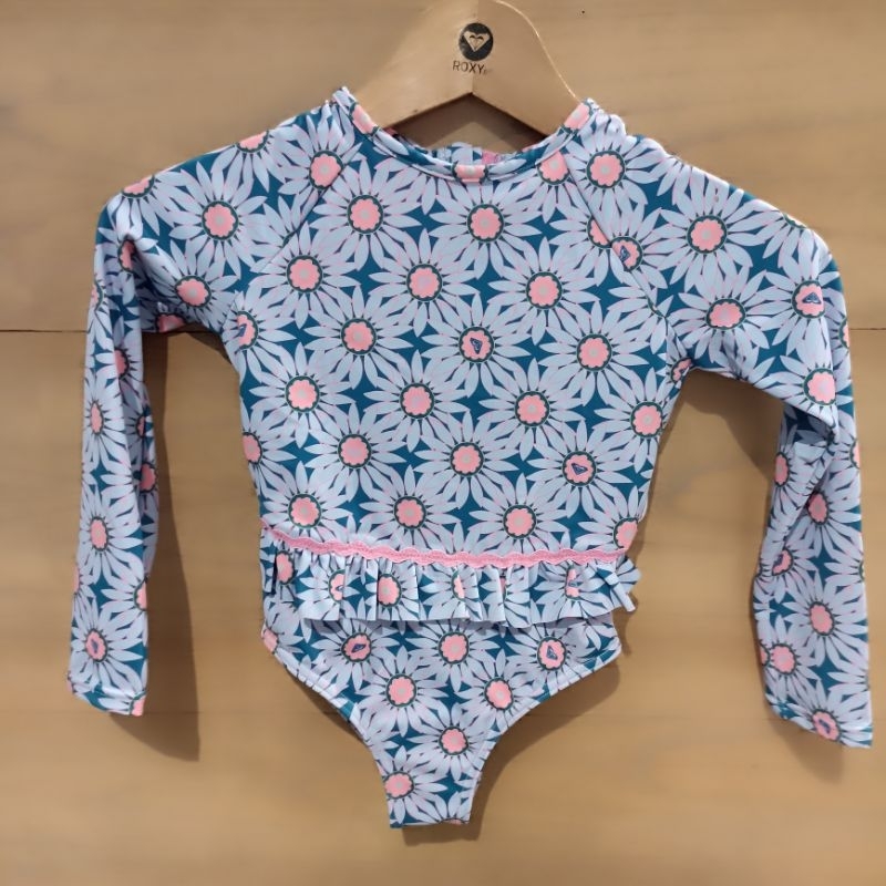 BAJU RENANG ANAK PEREMPUAN ROXY ORIGINAL BOLD FLORALS