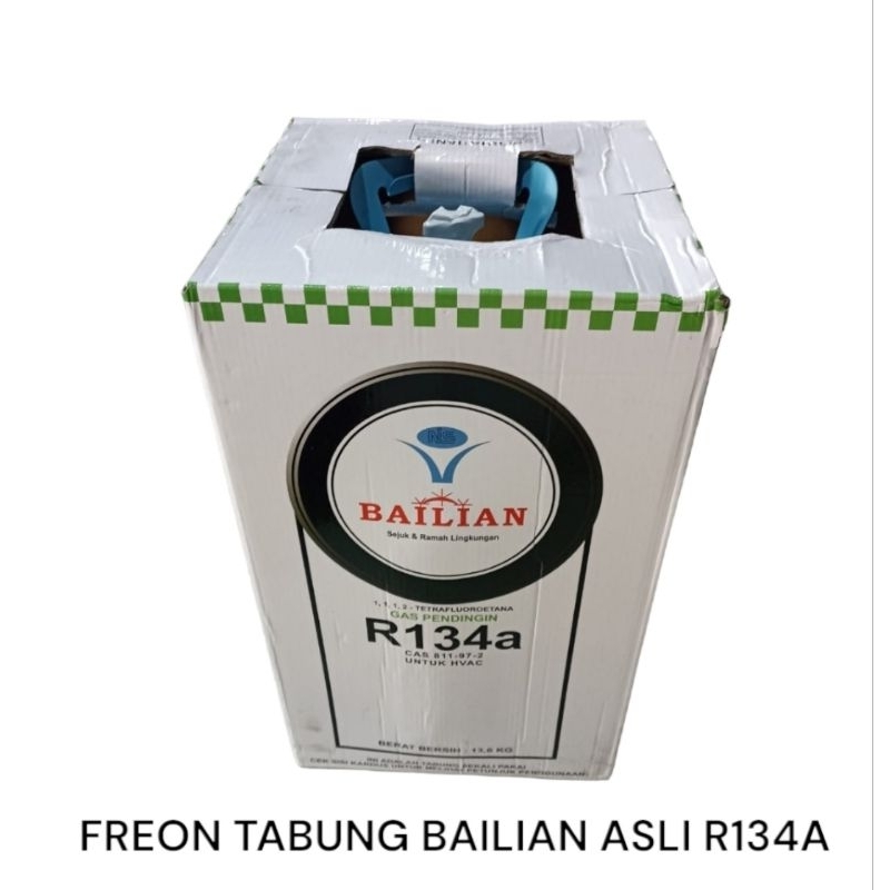 FREON TABUNG FREON R134 MURNI ASLI BAILIAN HFC-R134 FREON AC MOBIL 1 GALON
