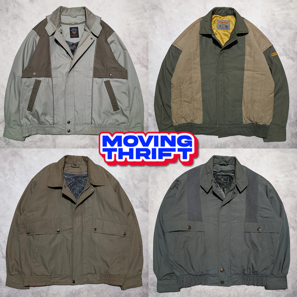 (STOK TERBARU) VINTAGE JACKET | JAKET CASUAL HARRINGTON | FLIGHT JACKET | TARTAN | JAKET CANVAS | JA