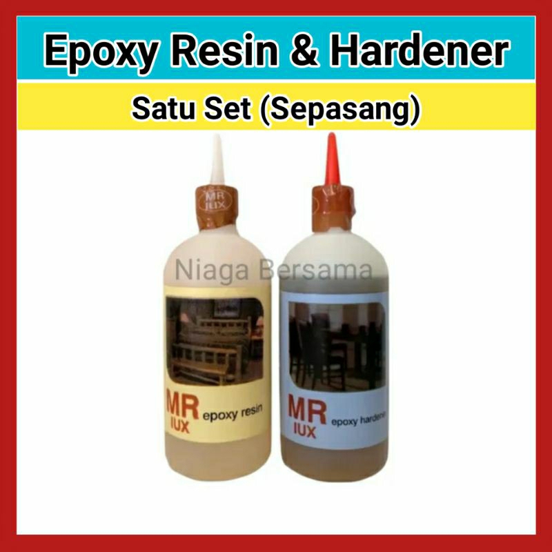 Lem Epoxy Resin Hardener Sepasang MR LUX gr