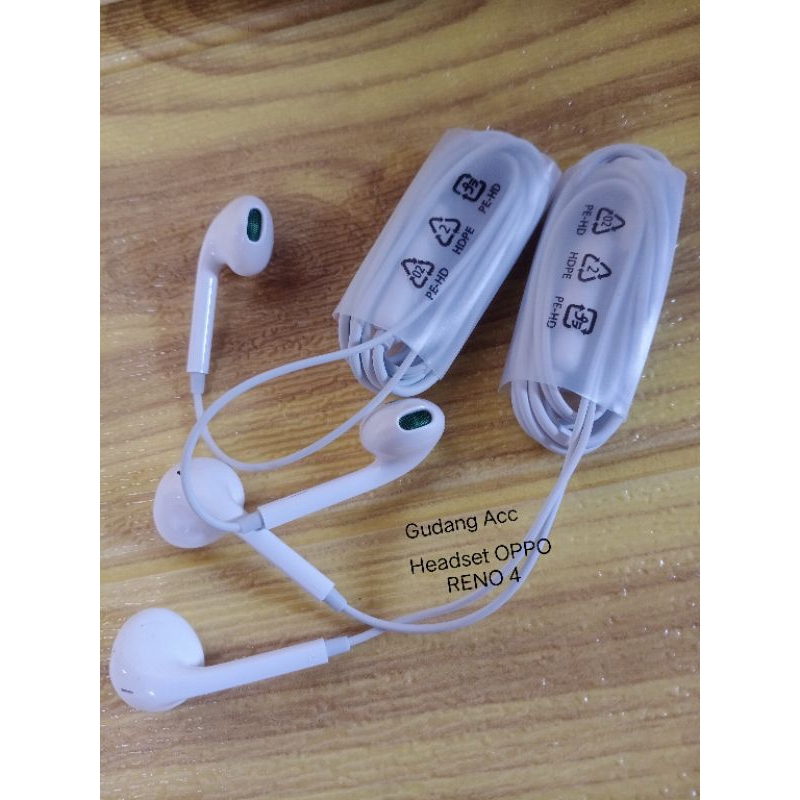 Headset Oppo Reno 4 Original 100%