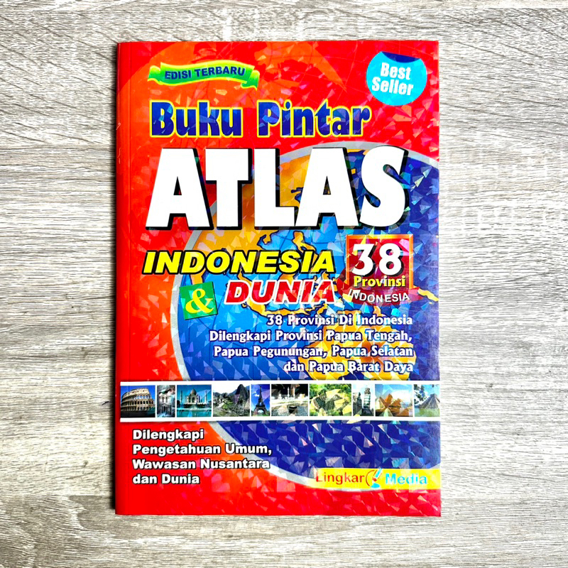 Buku Pintar ATLAS Indonesia dan Dunia 38 Provinsi - Atlas 38 Provinsi Lengkap
