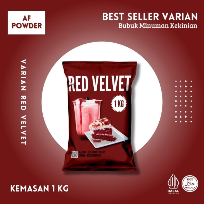 

BUBUK MINUMAN ANEKA RASA REDVELVED 1KG MINUMAN BUBUK RASA REDVELVED BUBUK MINUMAN 1KG RASA REDVELVET BEST SELLER RASA REDVELVED MINUMAN REDVELVET