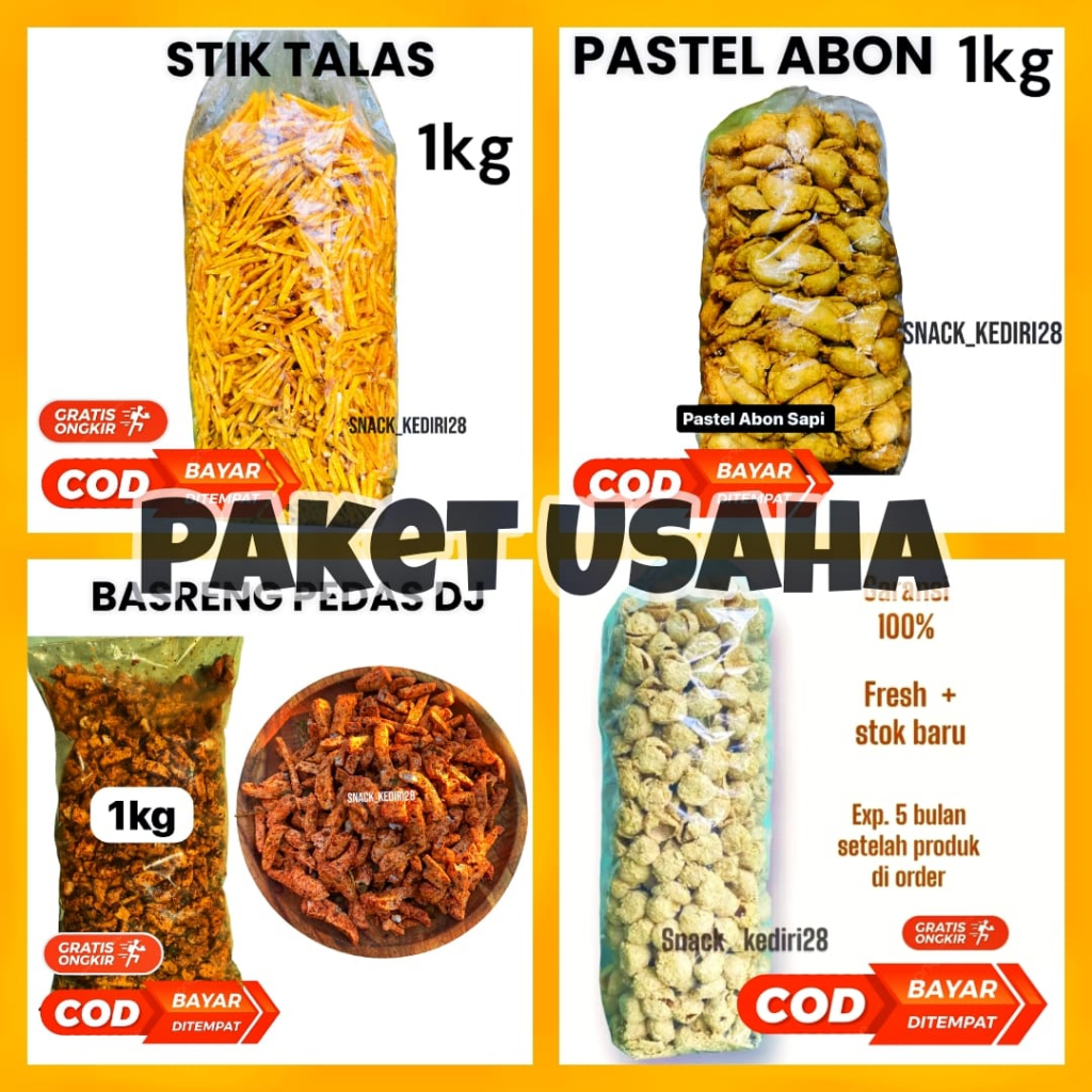 

Snack Grosir 1kg Snack Kiloan Paket Usaha 1kg