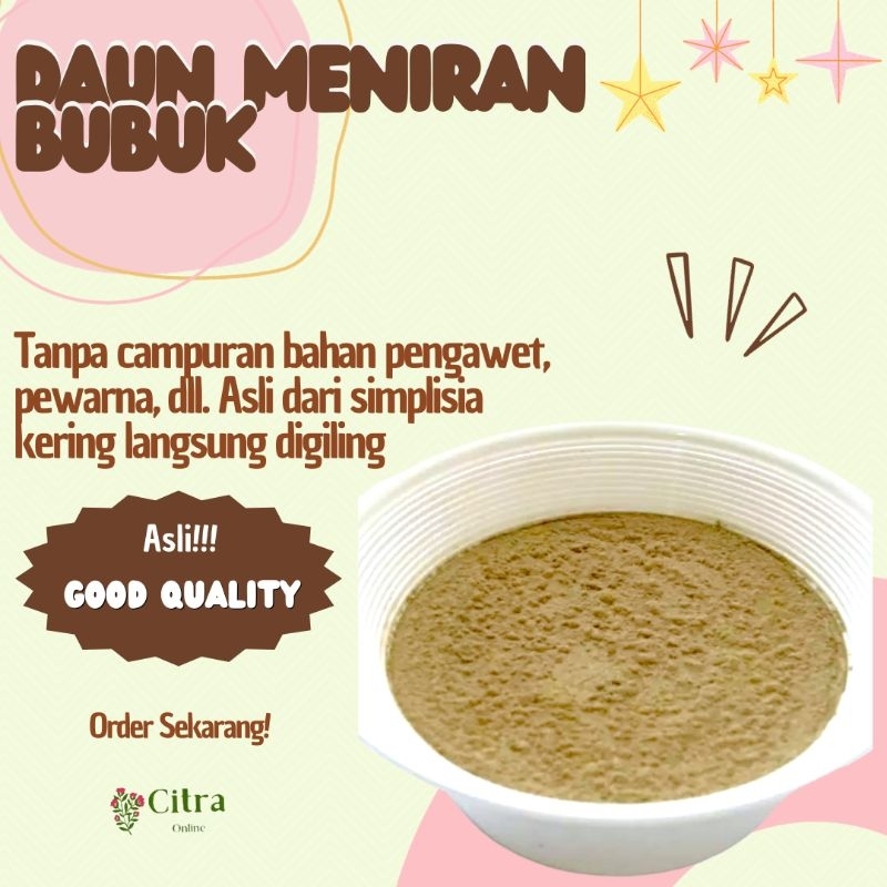 

BUBUK SERBUK DAUN MENIRAN MURNI 1 KILOGRAM UNTUK KENCING NANAH RADANG GINJAL MALARIA