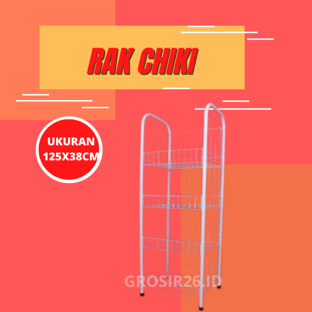 Rak Chiki/Rak Snack/Rak Display/Rak Chiki Ekonomi 125x38