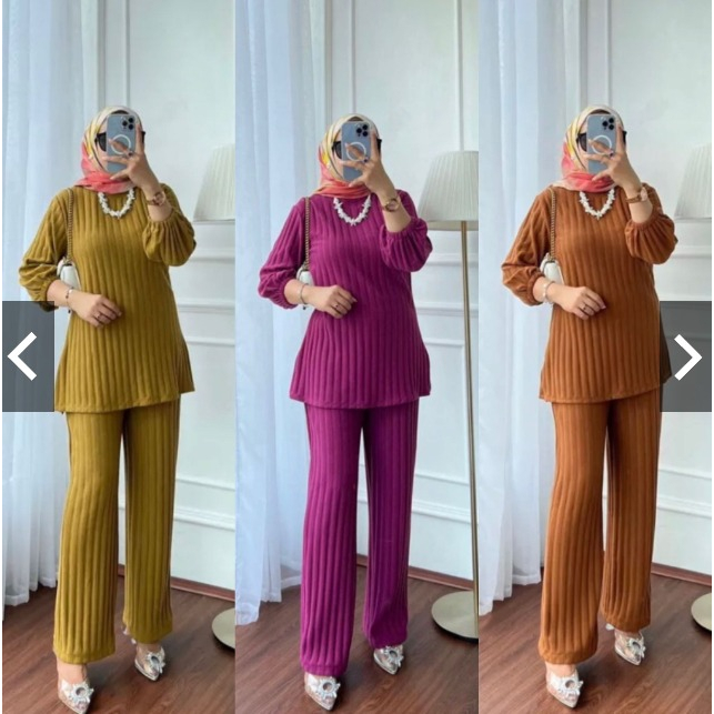 Set Giona / Setelan one set muslim Knit