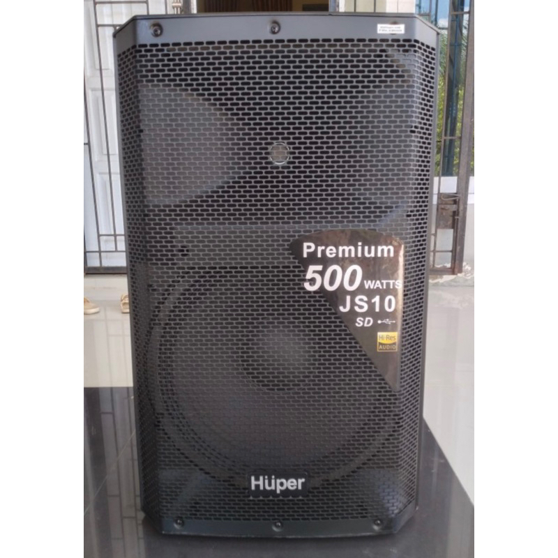 SPEAKER AKTIF HUPER Js10/JS10 15inch  ORIGINAL 500watt (15inch)