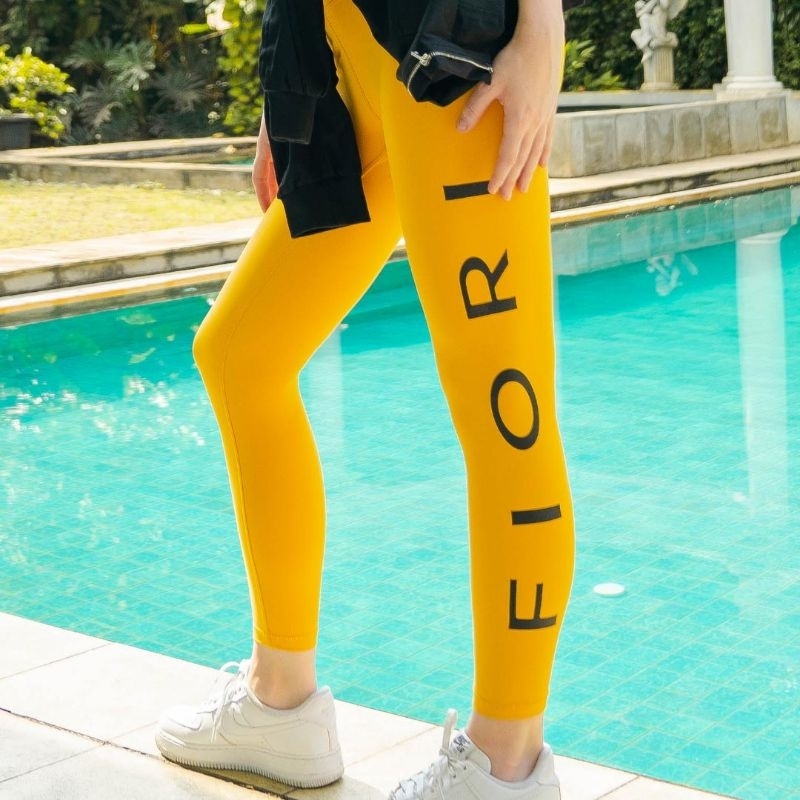 FIORI Legging Wanita SOFIA | Sport Legging | Bawahan Legging | Legging Pengencang Perut Paha