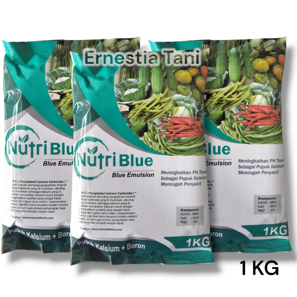 Pupuk Nutri Blue Calsium + Boron Zink Power Blue Untuk Segala Jenis Tanaman