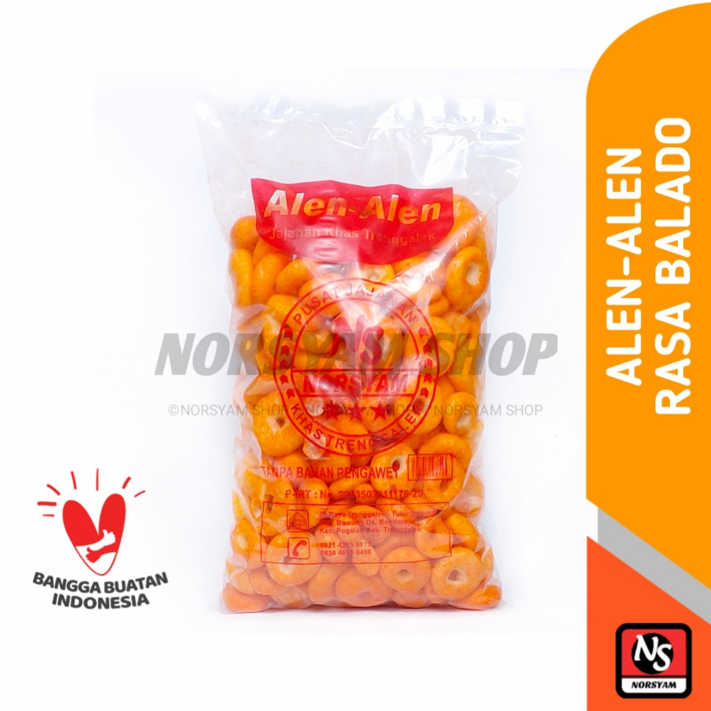 

Alen Alen 300 gram balado jajanan khas Trenggalek | alenalenkhastrenggalek