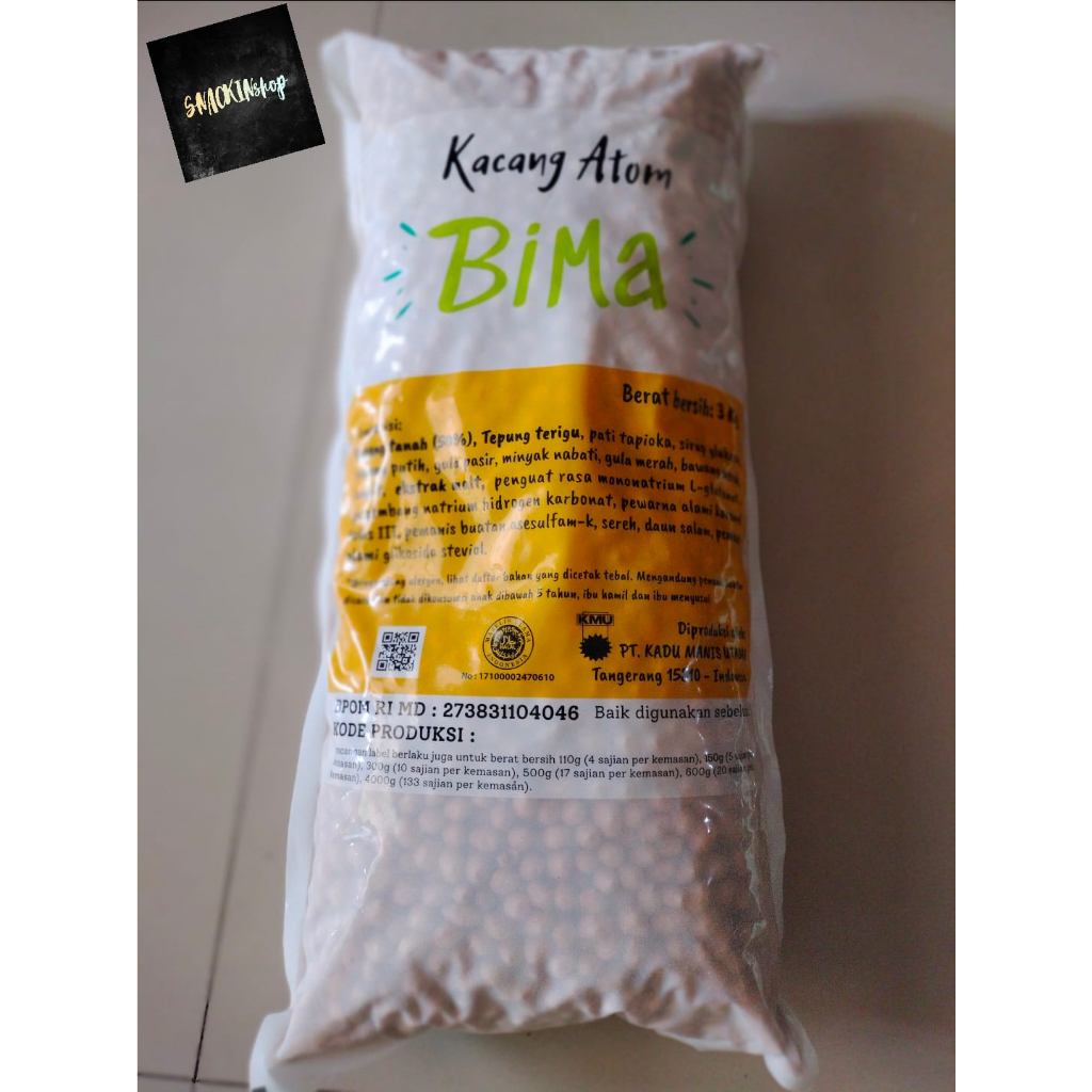 

kacang atom oven 250gram