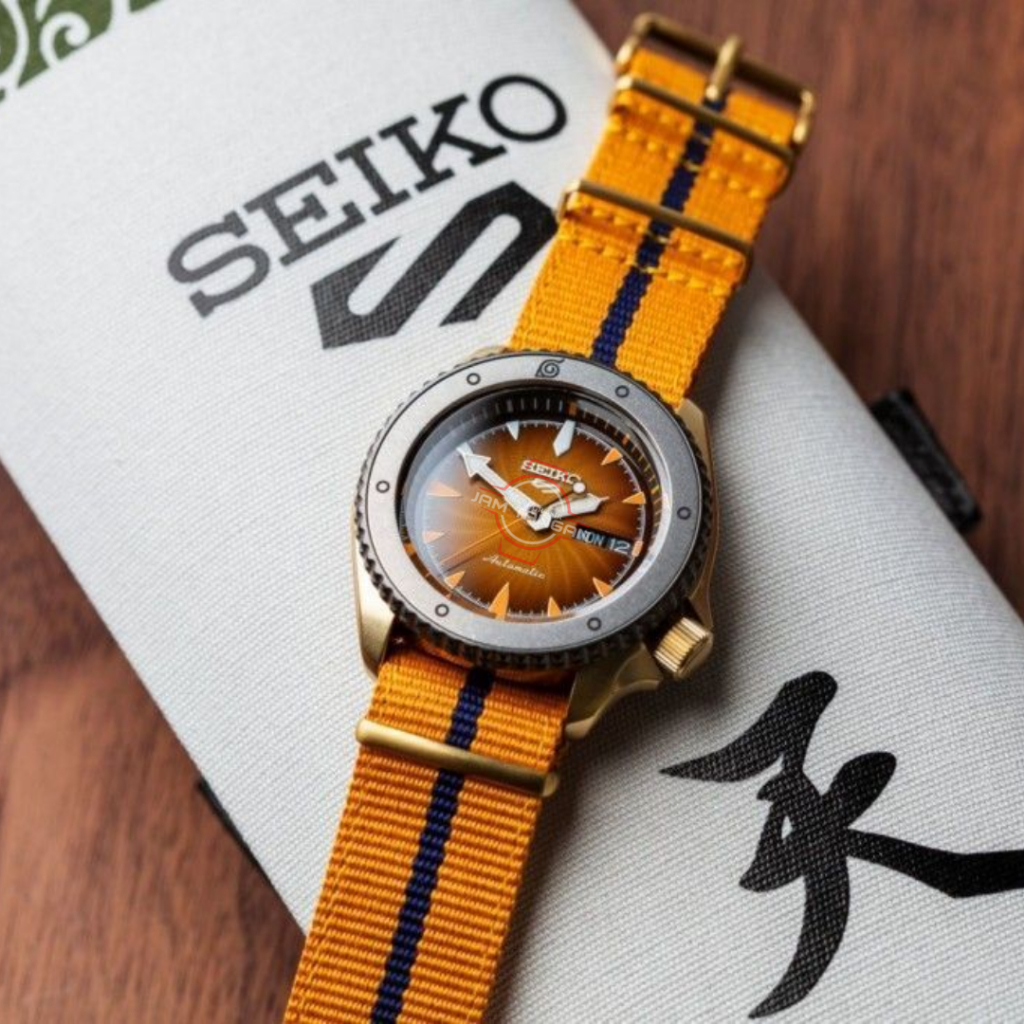 Jam tangan Seiko 5 Sports Automatic Naruto & Boruto Limited Edition