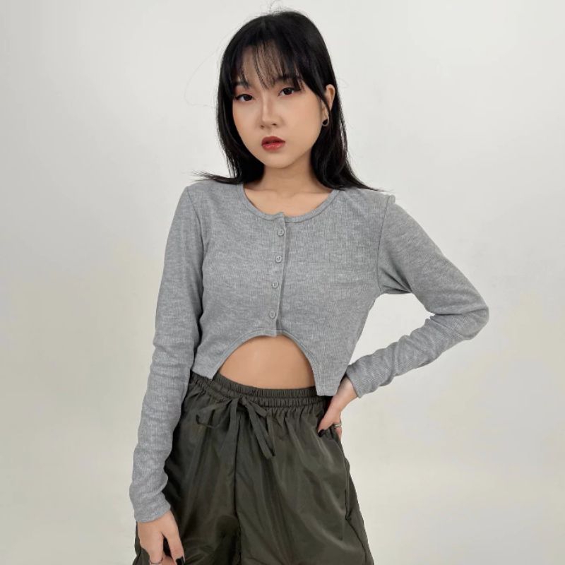 glamGrove | cheriee top - atasan cardigan crop