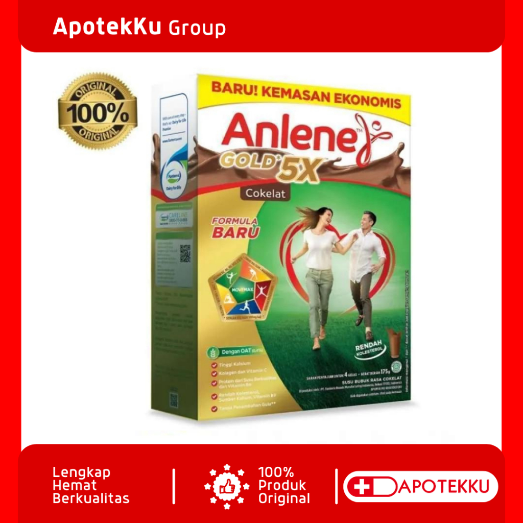 

ANLENE GOLD 170 GR COKELAT
