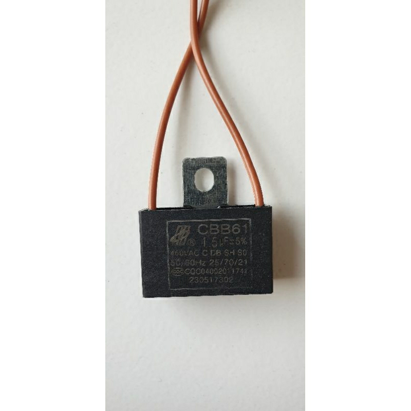 Kapasitor Kipas Angin 1.5 UF 450V/Kapasitor 1.5uf