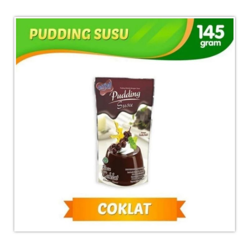 

Nutrijell Pudding Susu Cokelat 145 gr Puding