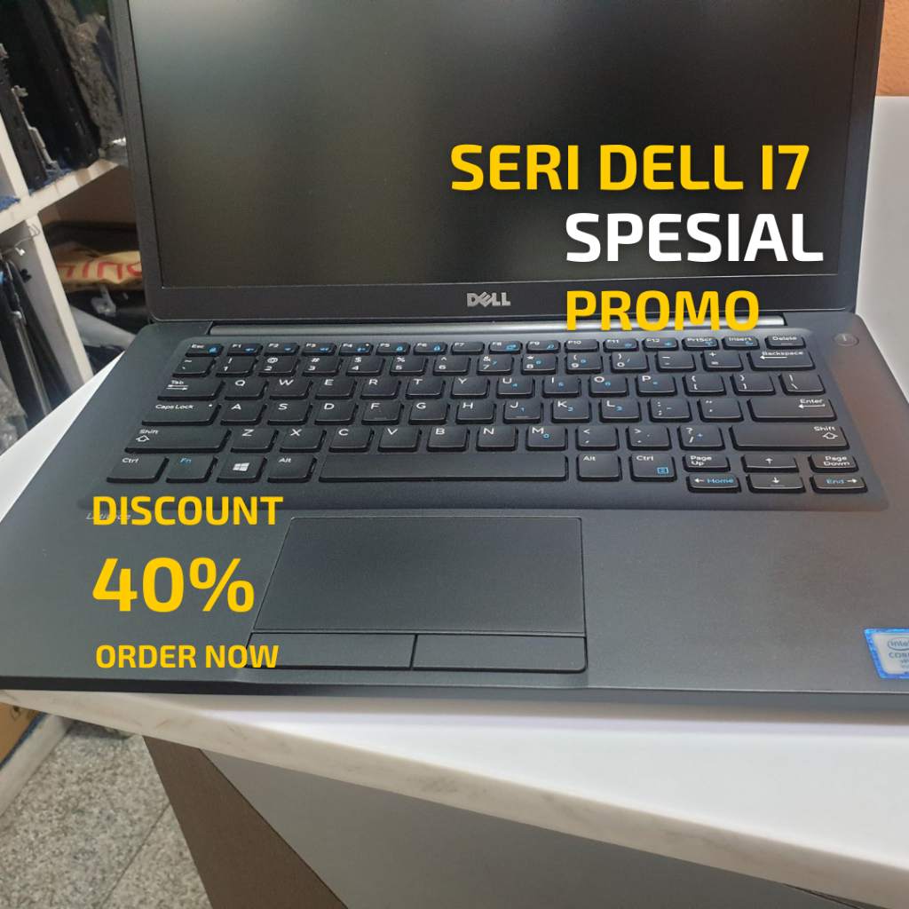 Laptop Dell 7480 core i7 Gen 7 bergaransi